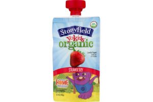 STONYFIELD ORGANIC LOWFAT YOGURT YOKIDS SQUEEZE POUCH STRAWBERRY AWESOME