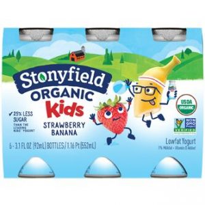 STONYFIELD ORGANIC SMOOTHIES LIGHT DRINKABLE YOGURT SMOOTHIE STRAWBERRY