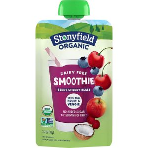 STONYFIELD ORGANIC WHOLE MILK FROZEN YOGURT CHERRY BLAST SMOOTHIE
