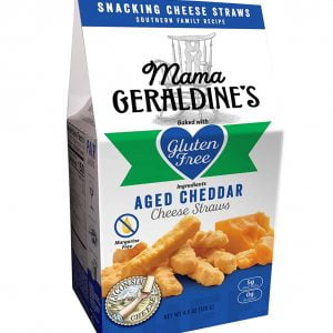 MAMA GERALDINE'S GLUTEN FREE AGED CHEDDAR CHEESE STRAWS