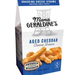 MAMA GERALDINE'S AGED CHEDDAR CHEESE STRAWS