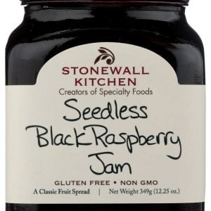 STONEWALL KITCHEN SEEDLESS BLACK RASPBERRY JAM