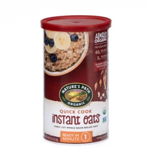 NATURE'S PATH INSTANT OATS HOT OAT CAN READY IN 1 MINUTE