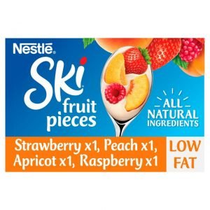 SKI VARIERY 'FRUIT PIECES' 4PK YOGHURT