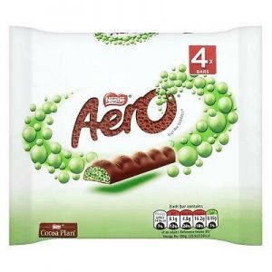 NESTLE AERO BUBBLY BAR PEPPERMINT 4PK