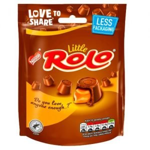 NESTLE LITTLE ROLO MILK CHOCOLATE SHARING BAG 