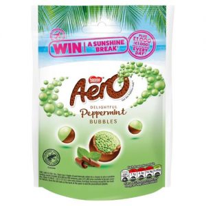 NESTLE AERO BUBBLES PEPPERMINT MINT CHOCOLATE SHARING BAG