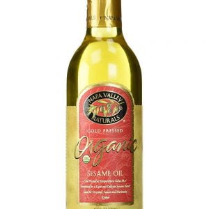 NAPA VALLEY NATURALS ORGANIC COLD PRESSED SESAME OIL - 12.7 FL. OZ