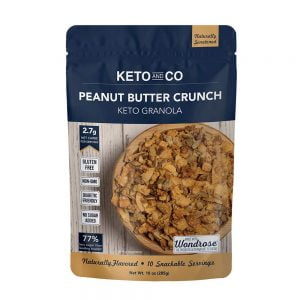 KETO & CO. KETO PEANUT BUTTER CRUNCH GRANOLA
