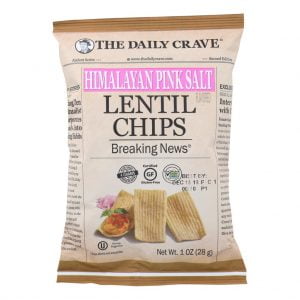 THE DAILY CRAVE HIMALAYAN PINK SALT LENTIL CHIPS SMALL