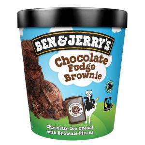 BEN & JERRY'S CHOCOLATE FUDGE BROWNIE