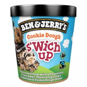 BEN & JERRY'S COOKIE DOUGH SWITCH UP
