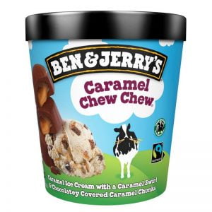 BEN & JERRY'S CARAMEL CHEW CHEW