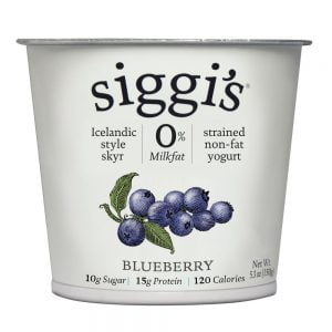 SIGGI'S SKYR ICELANDIC STYLE STRAINED NON-FAT YOGURT BLUEBERRY