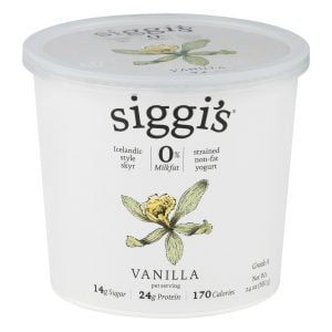 SIGGI'S SKYR ICELANDIC STYLE STRAINED NON-FAT YOGURT VANILLA
