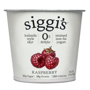 SIGGI'S SKYR ICELANDIC STYLE STRAINED NON-FAT YOGURT RASPBERRY