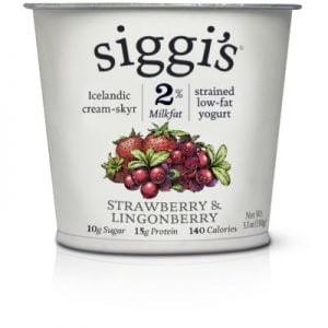 SIGGI'S SKYR ICELANDIC STYLE STRAINED LOW FAT YOGURT STRAWBERRY