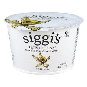 SIGGI'S SKYR ICELANDIC STYLE STRINED WHOLE MILK YOGURT TRIPLE CREAM VANILLA