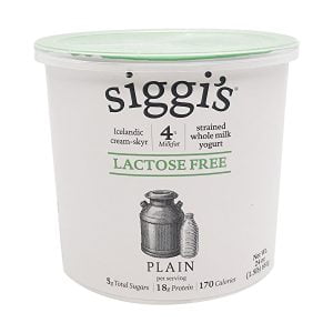 SIGGI'S SKYR ICELANDIC STYLE STRINED WHOLE MILK YOGURT PLAIN LACTOSE FREE