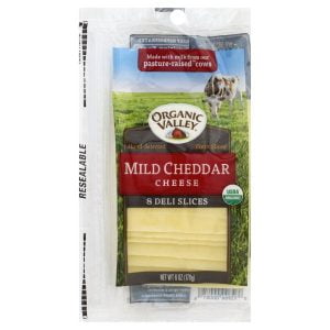 ORGANIC VALLEY CHEESE CHEDDAR SLICED 8 SLICES