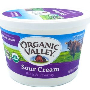 ORGANIC VALLEY SOUR CREAM 4% FAT REGULAR