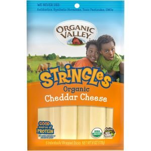 ORGANIC VALLEY CHEESE STRINGLES STRING CHEDDAR