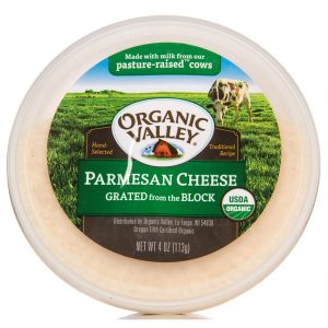 ORGANIC VALLEY CHEESE PARMESAN GRATED