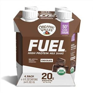 ORGANIC VALLEY ORGANIC FUEL PROTEIN SHAKE CHOCOLATE 4CT