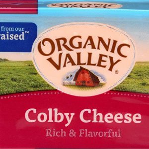 ORGANIC VALLEY CHEESE COLBY