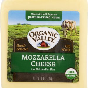 ORGANIC VALLEY CHEESE MOZZARELLA PART SKIM