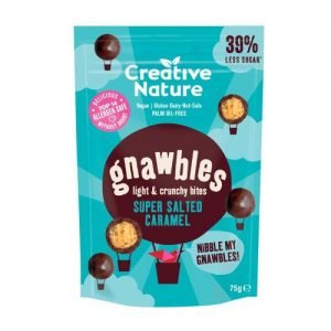 CREATIVE NATURE GNAWBLES SUPER SALTED CARAMEL SHARE BAG NEW!