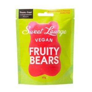 SWEET LOUNGE  VEGAN FRUITY BEARS POUCH  65G