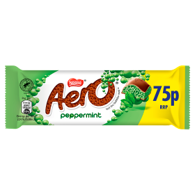 NESTLE AERO BUBBLY BAR PEPPMINT PMP 75P