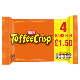 NESTLE TOFFEE CRISP MP 4PK PR £1.50