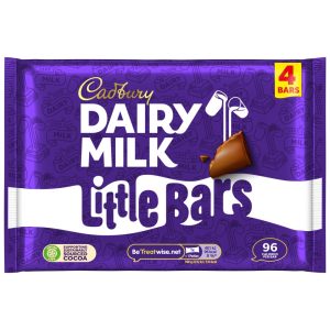 CADBURY DAIRY MILK LITTLE BARS 4PK