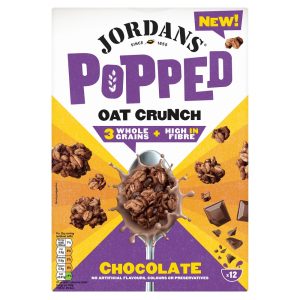JORDANS POPPED OAT CRUNCH CHOCOLATE BREAKFAST CEREAL