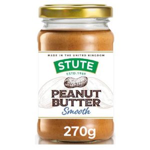 STUTE SMOOTH PEANUT BUTTER 6x270G