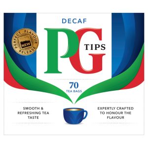 PG TIPS DECAFF TEA BOX 70S