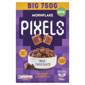 MORNFLAKE PIXELS MILK CHOCOLATE PILLOWS