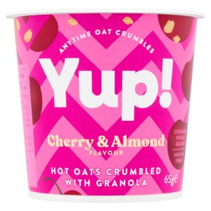 YUP! CHERRY & ALMOND CRUMBLED OATS WITH GRANOLA POT