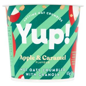 YUP! CARAMEL & APPLE CRUMBLED OATS WITH GRANOLA POT