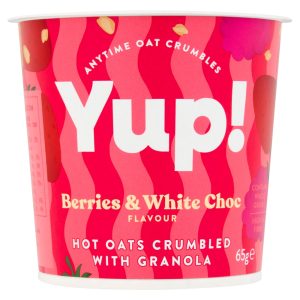 YUP! BERRIES & WHITE CHOCOLATE CRUMBLED OATS WITH GRANOLA POT