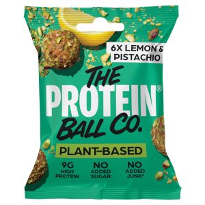 THE PROTEIN BALL CO - LEMON & PISTACHIO PROTEIN BALLS (PLANT PROTEIN)