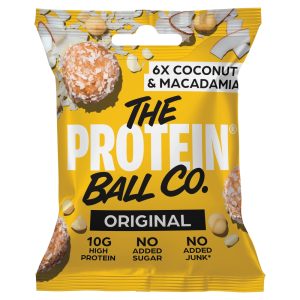 THE PROTEIN BALL CO - COCONUT & MACADAMIA PROTEIN BALLS (HIGH PROTEIN