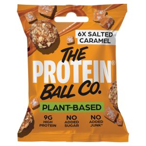 THE PROTEIN BALL CO - SALTED CARAMEL PROTEIN BALLS (PLANT PROTEIN)