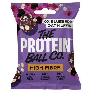 THE PROTEIN BALL CO - BLUEBERRY OAT MUFFIN PROTEIN BALLS (BREAKFAST TO-GO)